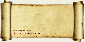 Jefimija Golubović vizit kartica